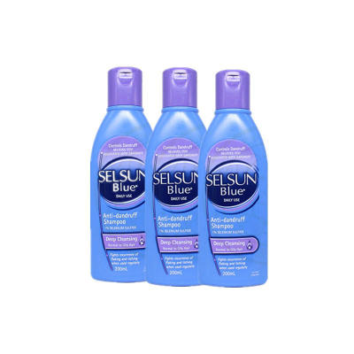 【7.5折】Selsun blue 止屑去痒洗发水 清洁控油 200ml 3件装 20.95澳币（约105元）