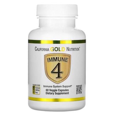 California Gold Nutrition Immune 4 免疫系统支持素食胶囊，60 粒装 $2.09（约14元）