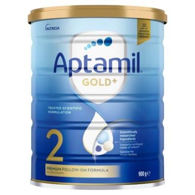 Aptamil 爱他美 金装加强型婴幼儿配方奶粉 （2段）6-12个月 900g<br />       30.99澳币