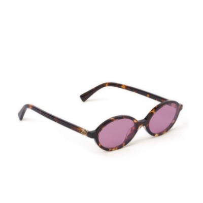 Miu Miu Eyewear Regard 豹纹墨镜<br />       7.6折 ￥2032