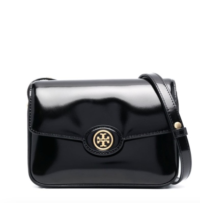 Tory Burch 汤丽柏琦 Robinson Spazzolato 黑色豆腐包<br />       8折 ￥2054