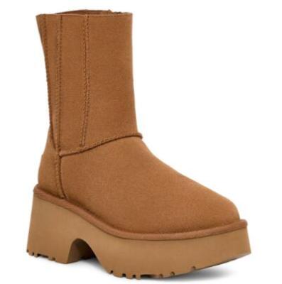 UGG 栗色人鱼高筒靴Twin Seam<br />       5.6折 ￥1095.2