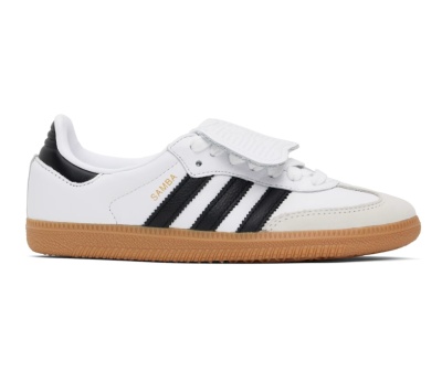 Adidas  White & Black Samba 运动鞋<br />       9折 $108（约788元）