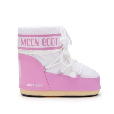 Moon Boot Icon Low 粉色短靴<br />       ￥1496