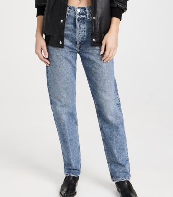 AGOLDE 90s Mid Rise Straight Jeans 90s 直筒牛仔裤<br />       5.3折 $119.7（约861.54元）