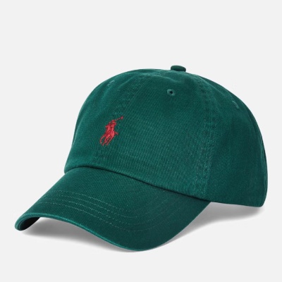 POLO RALPH LAUREN 拉夫劳伦绿色小马徽标棒球帽<br />       6.4折 £35.1（约342.91元）