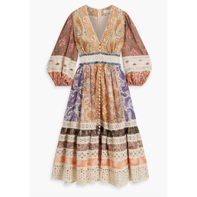 Zimmermann 花卉连衣裙<br />       3折 $405（约2916.81元）