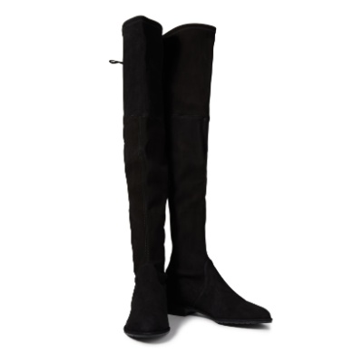 迪丽热巴同款！Stuart Weitzman 麂皮过膝靴<br />       2折 $160（约1154.02元）