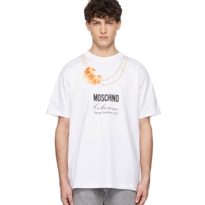 Moschino 牛角包早餐T恤<br />       4.5折 $155（约1116.23元）
