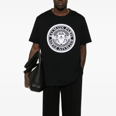 Balmain 黑色T恤<br />       5.2折 ¥1042