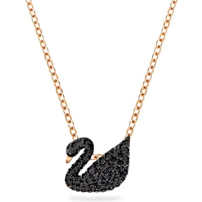 Swarovski 施华洛世奇 Swan 黑天鹅项链<br />       6.4折 $73.6（约528.52元）