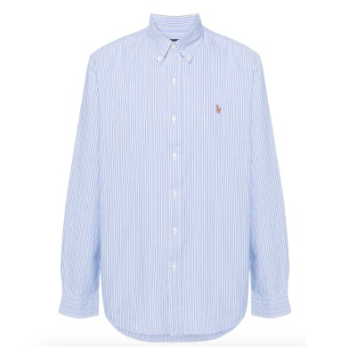 Polo Ralph Lauren 拉夫劳伦这件蓝白条纹衬衫<br />       5折 ¥527