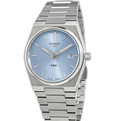 Tissot PRX 35 石英蓝色表盘女士手表<br />       7折 $290.5（约2086.52元）