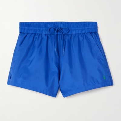 POLO RALPH LAUREN 拉夫劳伦蓝色徽标短裤<br />       4.3折 HK$548.25（约501.65元）