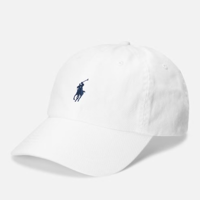 POLO RALPH LAUREN 拉夫劳伦徽标白色棒球帽<br />       7折 £38.5（约377.83元）