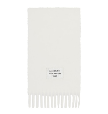 Acne Studios 白色 Fringe Alpaca 围巾<br />       6.3折 $261（约1878.16元）