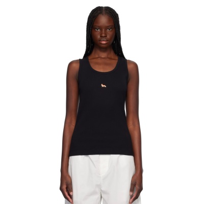 Jennie同款！Maison Kitsune 黑色小狐狸背心<br />       5.2折 $52（约374.14元）