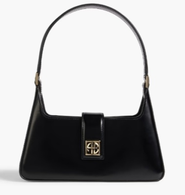 anine bing  Lou glossed-leather 腋下包<br />       4折 $200（约1437.9元）