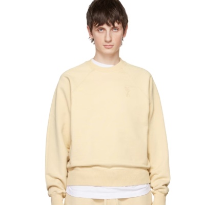 Ami Paris  Beige Ami 男士爱心卫衣<br />       2.5折 $98（约702.76元）