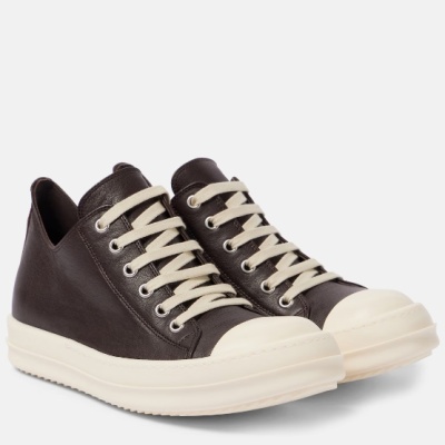RICK OWENS 棕色皮革运动鞋<br />       6.3折 €396.9（约3356.31元）