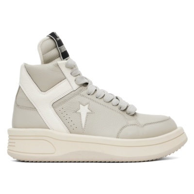 中站含税！Rick Owens DRKSHDW 灰色 Converse 联名 TURBOWPN 高帮运动鞋<br />       7.9折 $249（约1791.18元）