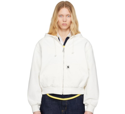 Carhartt Work In Progress 灰白色 OG Active 夹克<br />       6.3折 $126（约905.81元）
