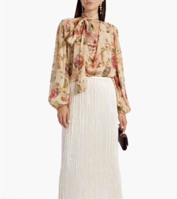 ZIMMERMANN 花卉印花雪纺衬衫<br />       4折 $260（约1872.13元）