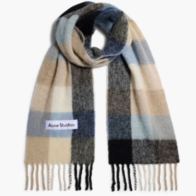 Acne Studios 明星同款格纹围巾 双色可选<br />       6.5折 $228（约1642.63元）