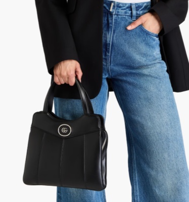 GUCCI Petite GG 小号皮革托特包<br />       7折 $2870（约20676.92元）