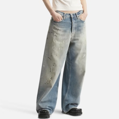 难哄桑延同款！Acne Studios 1981泼墨蓝牛仔裤<br />       7折 HK$3990（约3660.03元）