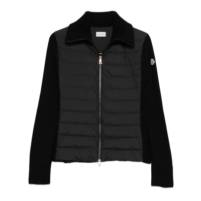 S/M码好价！Moncler 绗缝针织拼接蓬松夹克<br />       9折 ¥6059.7