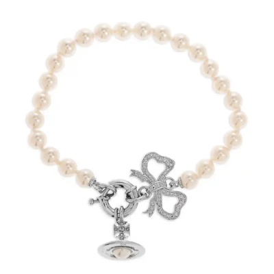 VIVIENNE WESTWOOD 西太后 Rigoberta 蝴蝶结土星手链<br />       9折 ¥1815.3