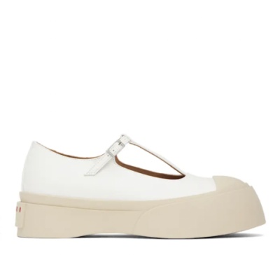 MARNI 白色玛丽珍鞋<br />       3折 $263(约1879.37元)