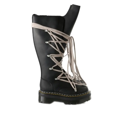 上新 部分码好价！Dr. Martens x Rick Owens 1460 Quad Sole Pentalace 及膝靴<br />       9折 ¥3564