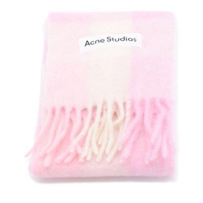 Acne Studios 粉色格纹围巾<br />       6.4折 $264.58(约1890.32元)