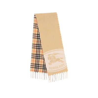 Burberry 骑士印花双面羊绒围巾<br />       5.1折 $460.87(约3291.76元)