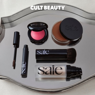 Cult Beauty:Saie 美妆热卖!全场8折优惠<br />       豪华满赠