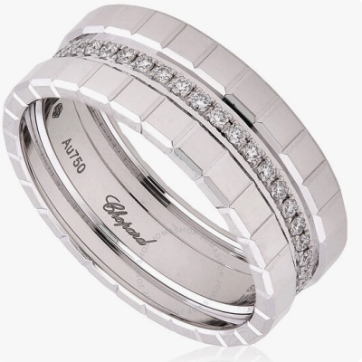 汤唯同款！Chopard 18k 白金钻石戒指<br />       5.5折 $3278（约23406.23元）