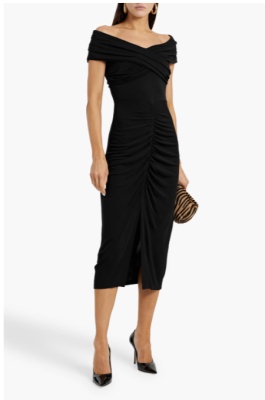 DVF Stephen露肩针织中长连衣裙<br />       3.4折 $128.25（约913.43元）