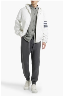 Thom Browne 法国棉质毛圈运动裤<br />       3.8折 $258.75（约1843.8元）