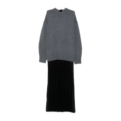 Maje 褶饰毛衣式连衣裙<br />       7.2折 ¥2728