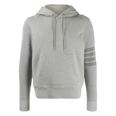 Thom Browne 四条纹反面毛圈针织连帽衫<br />       4折 ¥2342