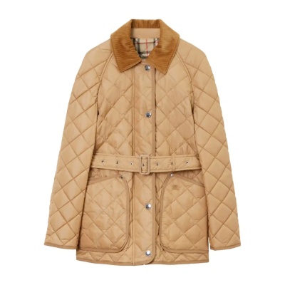 补货！BURBERRY 巴宝莉菱形绗缝束腰夹克<br />&nbsp;&nbsp;&nbsp;&nbsp;&nbsp;&nbsp;&nbsp;7折&nbsp;¥7840