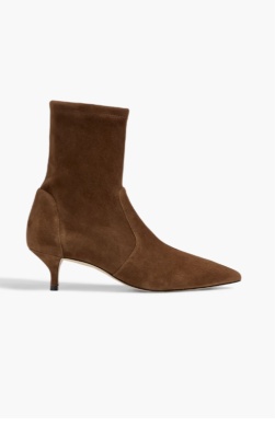 STUART WEITZMAN Naomi 50 麂皮短靴<br />&nbsp;&nbsp;&nbsp;&nbsp;&nbsp;&nbsp;&nbsp;5折&nbsp;$325（约2295.25元）