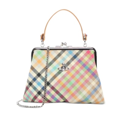 Vivienne Westwood 西太后 Granny 格纹饺子包<br />&nbsp;&nbsp;&nbsp;&nbsp;&nbsp;&nbsp;&nbsp;9折&nbsp;¥2287.8