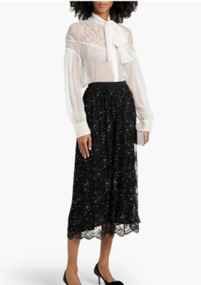 VALENTINO GARAVANI 缀饰薄纱中长裙<br />&nbsp;&nbsp;&nbsp;&nbsp;&nbsp;&nbsp;&nbsp;4折&nbsp;$2920（约20418.39元）