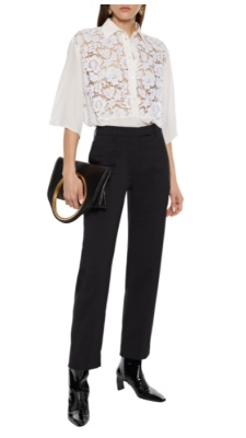 VALENTINO GARAVANI 羊毛混纺斜纹直筒裤<br />&nbsp;&nbsp;&nbsp;&nbsp;&nbsp;&nbsp;&nbsp;2.4折&nbsp;$357.6（约2500.63元）