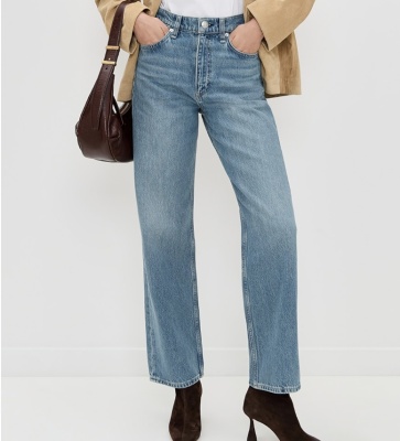 rag & bone Shea 高腰牛仔裤<br />&nbsp;&nbsp;&nbsp;&nbsp;&nbsp;&nbsp;&nbsp;3.5折&nbsp;$97.3（约676.94元）