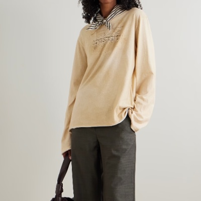 ACNE STUDIOS 字母印花长袖T恤<br />&nbsp;&nbsp;&nbsp;&nbsp;&nbsp;&nbsp;&nbsp;4.8折&nbsp;HK$1776（约1566.25元）