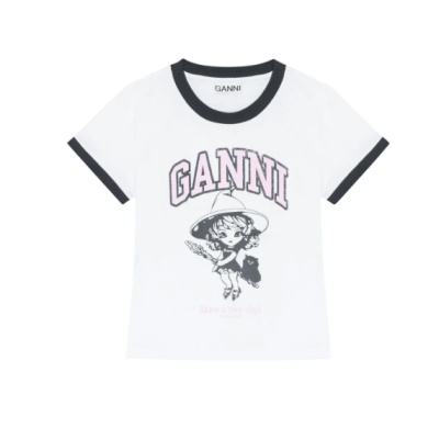 Ganni 小魔女印花T恤<br />&nbsp;&nbsp;&nbsp;&nbsp;&nbsp;&nbsp;&nbsp;4折&nbsp;¥479